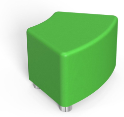 Табуретка RFG Chip, екокожа, 90 х 76 х 43 cm, зелена