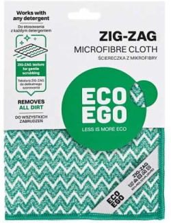 Почистващ продукт York Кърпа Eco Ego Zig-Zag, микрофибърна, 35 х 35 cm