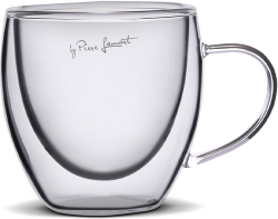 Lamart Чаши за еспресо LT9025, с дръжка, 75 ml, 2 броя