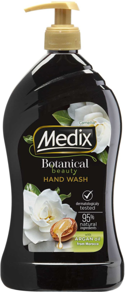 Почистващ продукт Medix Течен сапун Botanical Camellia, с помпа, 800 ml