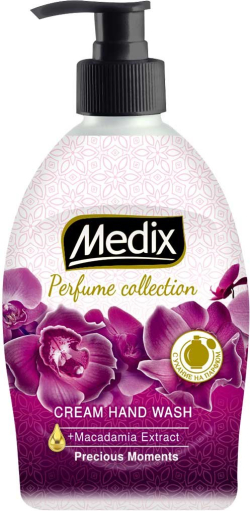 Почистващ продукт Medix Течен сапун Perfume Moments, с помпа, 400 ml