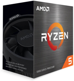 Процесор AMD Ryzen 5 5600 4.4GHz AM4 6C-12T 65W 35MB with Wraith Stealth Cooler BOX
