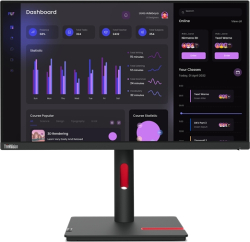 Монитор Lenovo ThinkVision T24i-30 23.8", IPS, AG, 4 ms, 250 cd/m2, 1000:1, 1920x1080, 60Hz