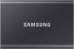 Хард диск / SSD Samsung T7, 2 TB, 2,5", USB 3.2 Gen 2, 1050 MB/s, USB 3.2 Gen 2, Черен