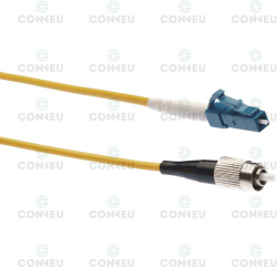 Оптична пач корда FC-UPC-LC-UPC, симплекс, сингъл мод OS2, 3 мм оптичен пач кабел — 0.50 метра