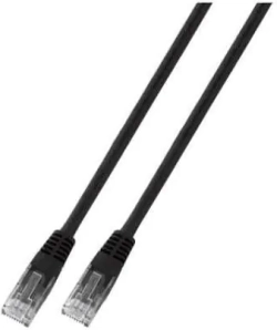 Пач корда категория 6 RJ45, неекранирана U-UTP, PVC, CCA, черна