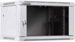19" Стенен комуникационен шкаф 600x450 мм, светло сив, Linkbasic WCB