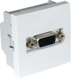 VGA мрежова розетка 2 модула, female HD15