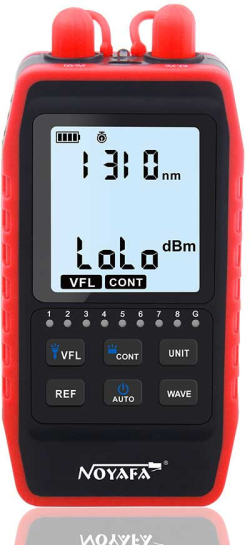 Инструмент/Тестер Noyafa NF-908L, Измервател на оптична мощност + LAN тестер + VFL
