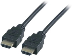 HighSpeed HDMI кабел 4K30Hz, конектори A-A, черен &mdash; 0.50 метра