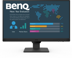 Монитор BenQ BL2490, 23.8" IPS, GtG 5ms, Business Monitor, 1920x1080 FHD, 100Hz, 99% sRGB, 1300:1