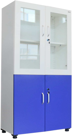 Шкаф RFG, лабораторен, 800 х 400 х 1650 mm, синьо-бял