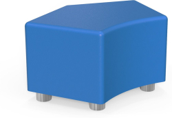  RFG Табуретка Shape, 90 х 90 х 43H, екокожа, синя