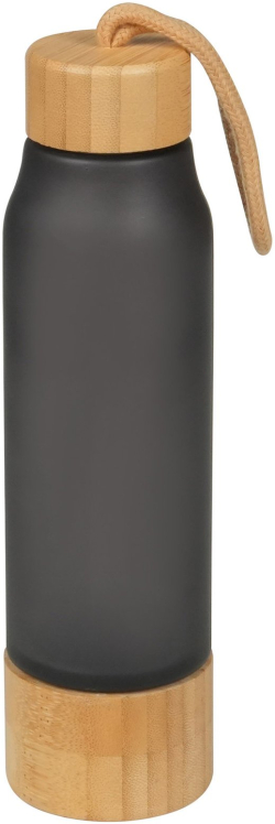  Endless Бутилка, боросиликатно стъкло, 480 ml, черна