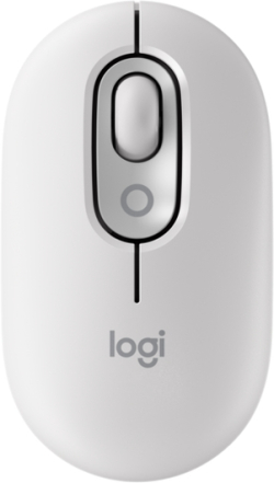 Мишка Logitech POP Mouse with emoji - Бяла - BT - N-A - EMEA28i-935 - FY25,TERRA