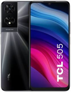 Смартфон TCL 505, 6GB+6GB RAM expansion, 256GB, Сив