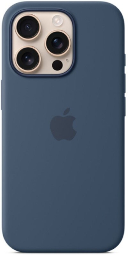 Калъф за смартфон Apple iPhone 16 Pro Silicone Case with MagSafe - Denim