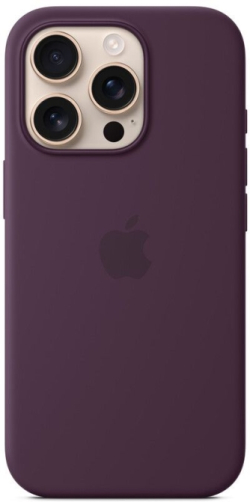 Калъф за смартфон Apple iPhone 16 Pro Silicone Case with MagSafe - Plum