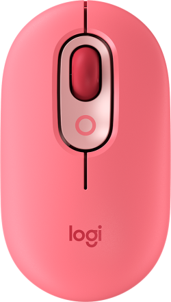 Мишка LOGITECH POP Mouse with emoji - ROSE - BT - EMEA28i-935 - FY25, TERRA