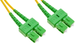 Оптична пач корда SeaMAX, 5m, SC-SC APC, SM G652D, duplex, 2.0mm, LSZ