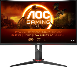 Монитор AOC C27G2Z3/BK, 27'' Curved gaming monitor, VA Panel, 16:9, FHD 1920 x 1080