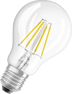 LED Крушка LED лампа Тип A 4W 470lm 2700K 220V  Ra≥80 прозрачна, недимируема - OSRAM LED VALUE CLASSIC A LED439856