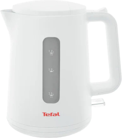 Електрическа кана Tefal KO200130, ELEMENT WHITE, пластмаса, 1.5L, Бял