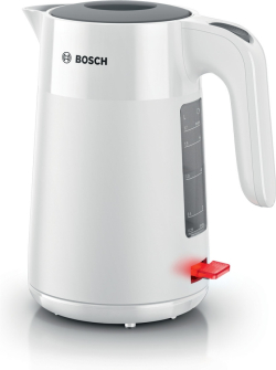  Bosch TWK2M161, Пластмасова кана MyMoment, 2400 W, 1,7 l, Индикатор за чаша, Бял