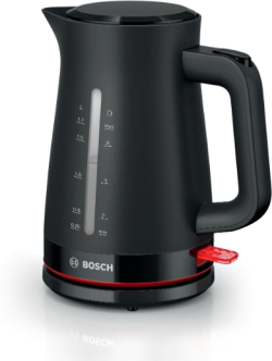  Bosch TWK3M123, Пластмасова кана MyMoment, 2400 W, 1,7 l, Индикатор за чаша, Черен