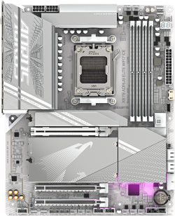 Дънна платка Дънна платка GIGABYTE X870 AORUS ELITE ICE WIFI 7, Socket AM5