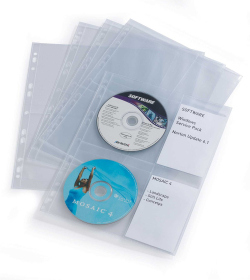 Продукт Durable Джоб за CD-DVD, с място за етикети, 10 броя