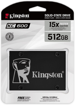 Хард диск / SSD Kingston SKC600, SSD, вътрешен, 2.5'', 512 GB, Sata III