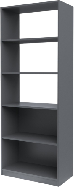 Стелаж RFG Libra 1, с 5 рафта, 766 х 400 х 1993 mm, ПДЧ, графит