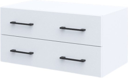 Шкаф RFG Libra 7, 730 х 382 х 365 mm, с чекмеджета, ПДЧ, бял