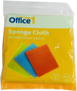 Почистващ продукт Office 1 Попивателна кърпа, 16 х 18 cm, 3 броя