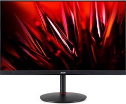 Монитор Acer Nitro Gaming, 23.8" FHD, VA, 180 Hz, 300 cd/m2, 1x HDMI, 1 x DisplayPort, 1 ms, Матов, Черен