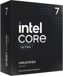 Процесор Intel Core Ultra 7 265K, 20C-20T, LGA1851, 3.9-5.5GHz, 30 MB Intel Smart Cache