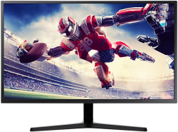 Монитор Samsung UJ590, 32" 4К UHD, Maтов, 16:9, 270 cd/m2, VA, 60Hz, 2xHDMI, 1xDP, Тъмно сив