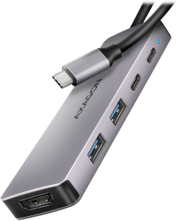 USB Хъб AXAGON HMC-5H60 USB-C 3.2 Gen 1 hub; HMC-5H60