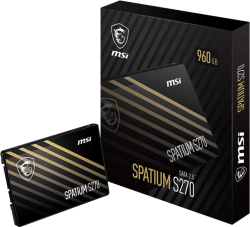Хард диск / SSD MSI SPATIUM S270 960GB 2.5