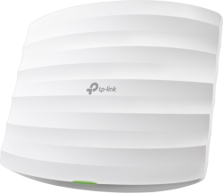 Безжично у-во TP-Link Omada AC1750 - Безжична, двубандова, гигабитова за монтаж на таван, 450Mbps при 2.4 GHz + 1300 Mbps при 5 GHz, Бял