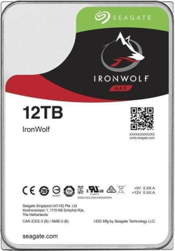 Хард диск / SSD SEAGATE IronWolf - 12 TB, SATA 6Gb/s. 3.5", 7200 об/мин., 256 MB кеш