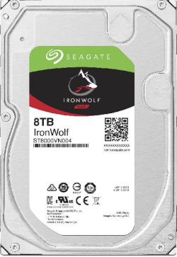 Хард диск / SSD Seagate IronWolf - 8 TB, 256 MB кеш, 7200 об/мин., SATA 6Gb/s, 3.5"