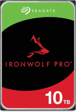 Хард диск / SSD Seagate Ironwolf PRO Enterprise NAS - 10 TB, 7200rpm, 6Gb/s SATA, 256 MB кеш