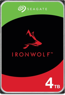 Хард диск / SSD SEAGATE IronWolf PRO Enterprise NAS HDD - 4 TB, 7200rpm, 256 MB кеш, 3.5 инча