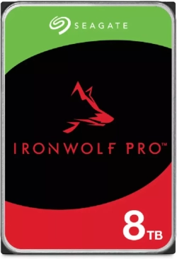 Хард диск / SSD Seagate Ironwolf PRO Enterprise - 8 TB, SATA 6Gb/s., 3.5", 7200 rpm, 256 MB кеш