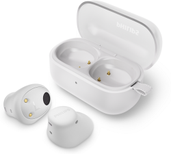 Слушалки Philips TAT2149WT - True Wireless, Вграден микрофон, До 14 часа живот на батерията, Бял