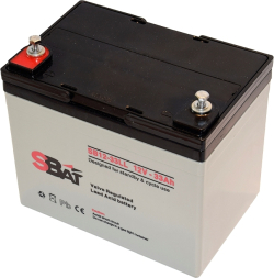 Акумулаторна батерия SBat 12 V, 33 Ah, ляв плюс, 195 х 130 х 167 мм