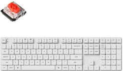 Клавиатура Геймърска механична клавиатура Keychron K5 Pro White QMK-VIA Full-Size Hot