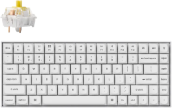 Клавиатура Геймърска механична клавиатура Keychron K2 Pro White QMK-VIA - K2P-P4